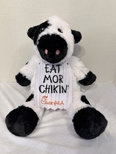 Chick-Fil-A 2020 Eat Mor Chikin’ 18” Plush Stuffed Cow Toy With Weighted Bottom