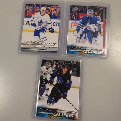3x Upper Deck NHL Young Guns Rookie Set - Toronto Maple Leafs (Rifai, Kallgren, 