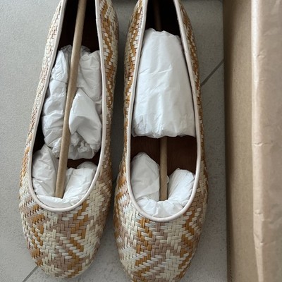 NEW IN BOX Gentle Souls Kenneth Cole Eugene 9.5M Woven Travel Ballet Flats