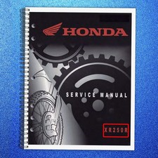 Honda XR250R Service Manual by Cyclepedia