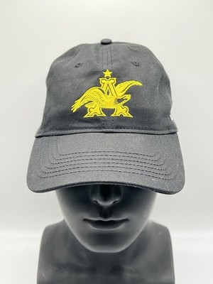 Anheuser-Busch Eagle Hat Gray Yellow St. Louis Brewery Strapback H3 Headwear