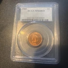 1905 1C Indian Head Cent  PCGS MS-64 RD