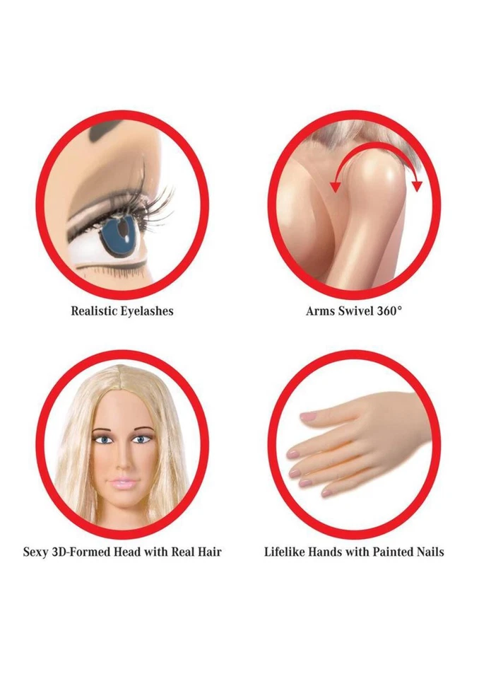 Harper eficaz Pipedream Extreme Dollz Hannah Foto 2 de 3