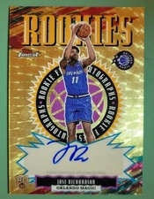 2025-26 Topps Finest Jace Richardson 1 of 1 Gold Superfractor Rookies Auto 1/1