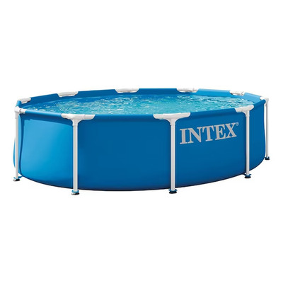 Intex 28200EP 10Ft X 30In Metal Frame Above Ground Swimming Pool Pool Only-SALE