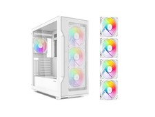 Sama S40WHAPA4X1GL Mid-Tower ATX Case White-120mm ARGB Fans