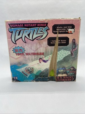Vintage Teenage Mutant Ninja Turtles Wacky Water Slide by Sport Fun Damaged Box!