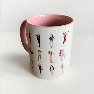 Mariah Carey Iconic Fashion Era Ceramic Coffee Mug Obsessed Christmas Dreamlover