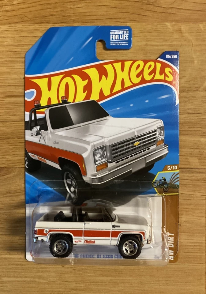 Hot Wheels 5/10 '75 Chevy Blazer Custom CUSTOM Super Real Riders Wheel Swap - Image 2 of 4