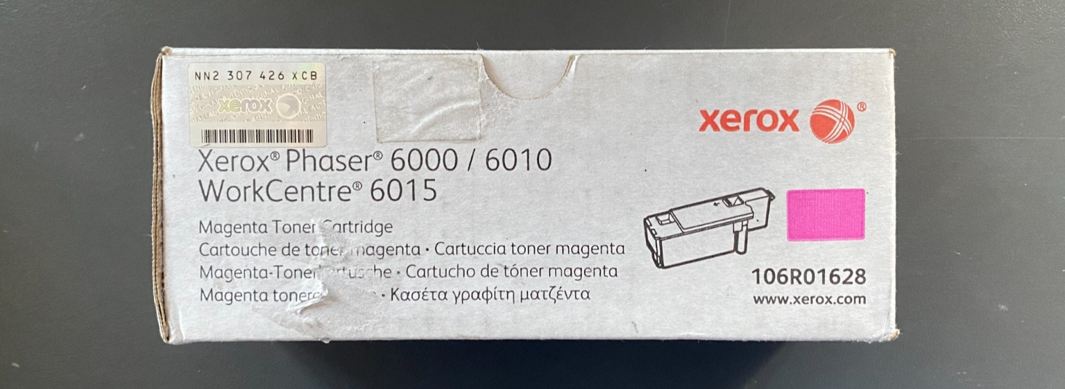 Genuine Xerox Toner - MAGENTA - PHASER 6000 6010 WORKCENTRE 6015  (INC VAT)