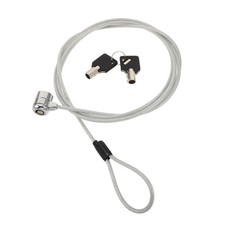 1 Set Durable Zinc Alloy Laptop Security Cable Lock with Keys for Home Use