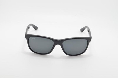 Ray Ban RB4181 601 Herren Damen Sonnenbrille Kunststoff Oval Schwarz