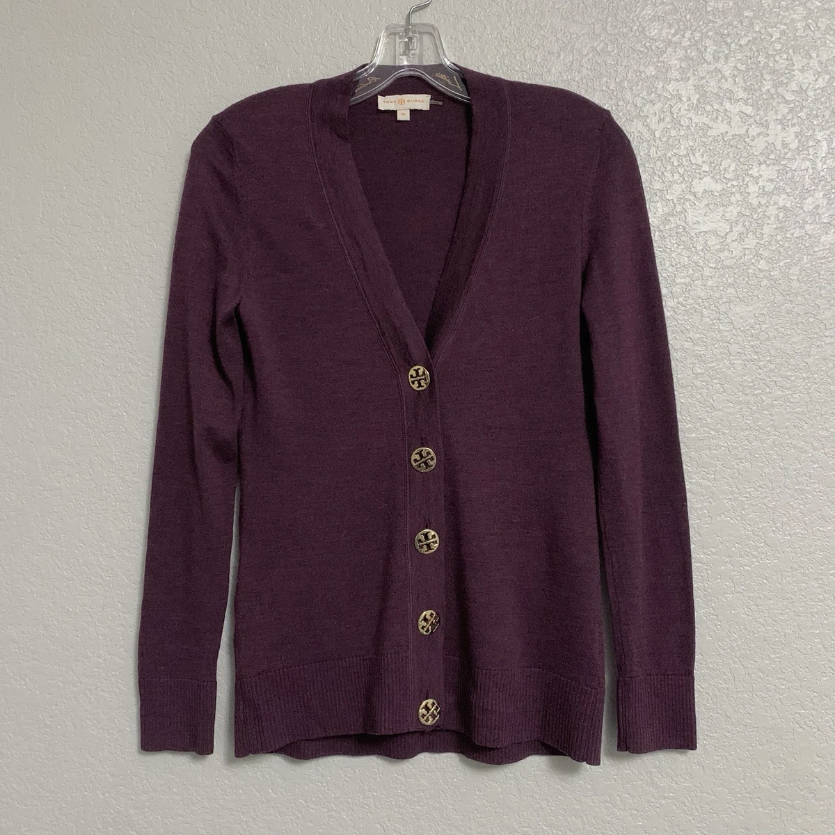 TORY BURCH カーディガン SIMONE 新品タグ付き simone-wool-cardigan-front.