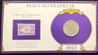 1923 Peace Silver Dollar $1 Vermont Statehood Commemorative Silver Coin