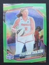 Stefanie Dolson 2025 Panini Prizm WNBA Green Prizms #112 Washington Mystics