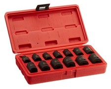 SUNEX TOOLS 3675 3/8-Inch Drive Standard Metric 12 Point Impact Socket 3/8
