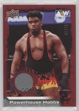 2022 AEW All Elite Wrestling Red Mat Relics 27/50 Powerhouse Hobbs #6 0ss1
