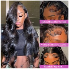 HD Lace Front Wig Human Hair 200 Density