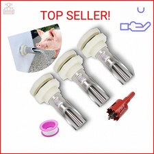 3 PCS Pig Nipple Waterer for Barrel Kit Automatic Pig Waterer System 1/2 inch St