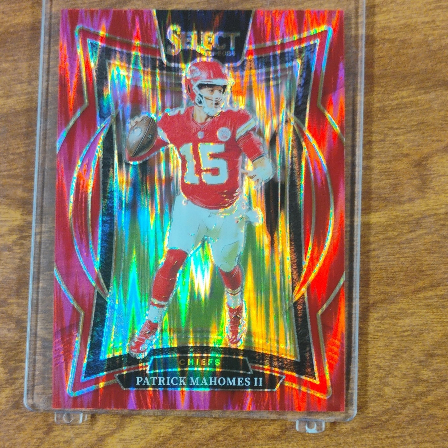 2024 Select Patrick Mahomes II Prizm Concourse #33 red shock Chiefs 78/249