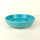 Vintage Fiesta HLC Made in USA Turquoise Dessert Bowl 6-1/4" 1937-1969