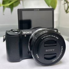 Sony Alpha a5000 Mirrorless Digital Camera 16-50mm Lens Black English 95 NEW