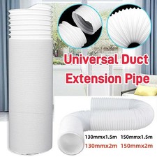 Universal Portable AC Exhaust Hose 1.5M/2M Flexible Vent Pipe Replacement Tube