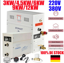 Automatico 6/9/12KW Generatore di Vapore Controllo per Sauna Spa Doccia DE STOCK