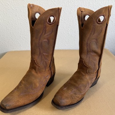 Dan Post Mens Duke Western Boots DP2183 Brown Suede, US 10 D 2019 Rare