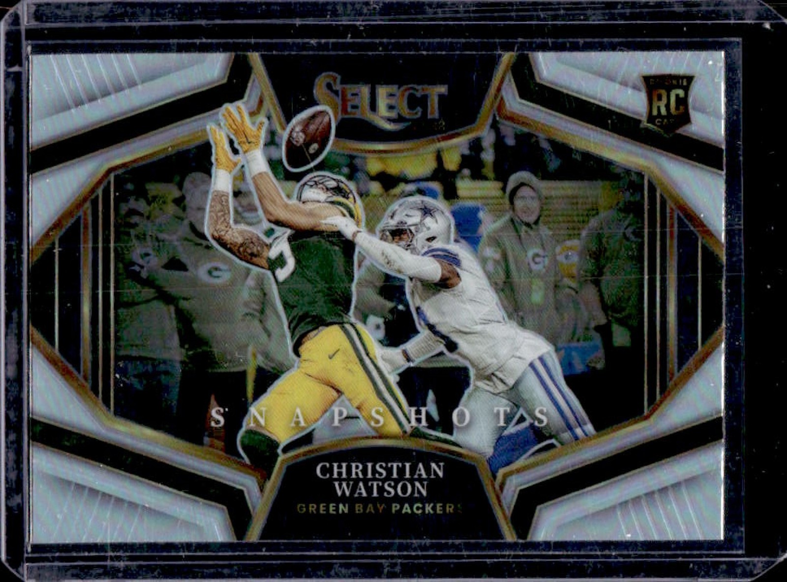 2022 Select Christian Watson Snapshots RC Silver Prizm #SS-19 Packers