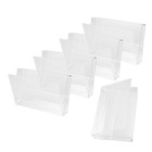  5 Pcs Tape Organizer Carry Case Audio Cassette Storage Cases Boxes