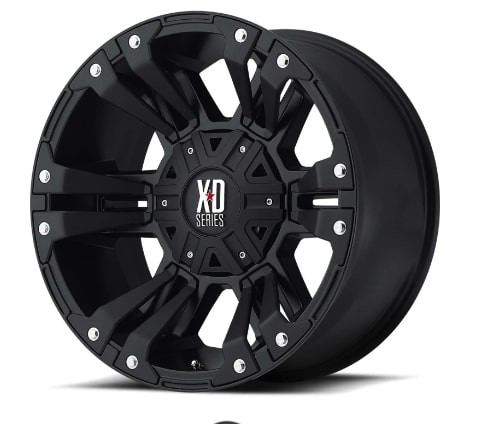 Jante XD822 Monster II Noir 9x17 5x127 ET18 pour SUV et Tout-Terrain