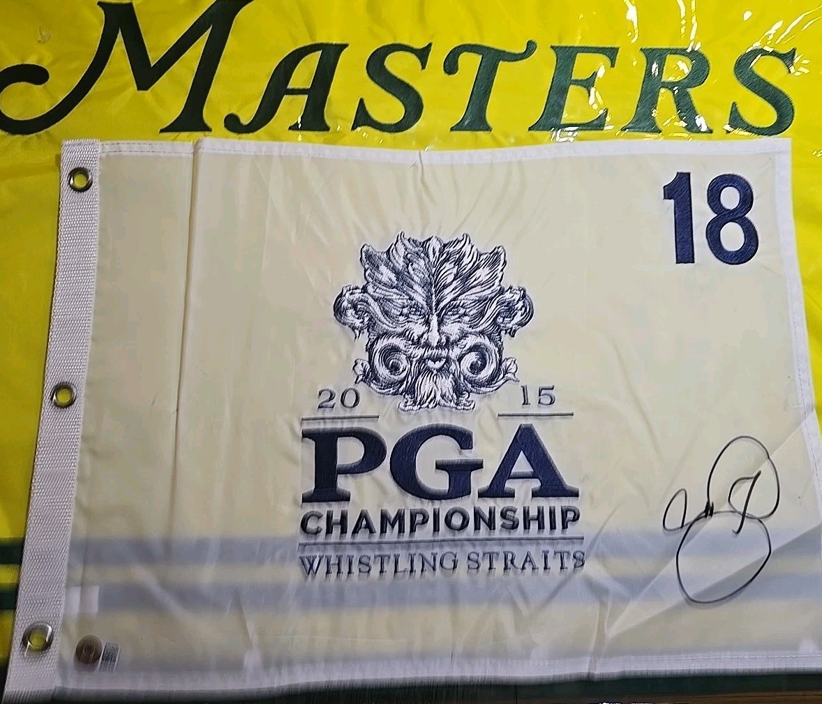 Jason Day Autographed Signed RARE Official 2015 PGA Championship Flag 