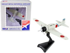 Mitsubishi A6M2 Zero Fighter Aircraft V-107 Japanese Navy 1/97 Model Airplane