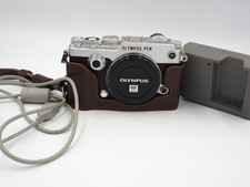 Used Mint Olympus Pen-F Micro 4/3 Mirrorless body chrome 7022