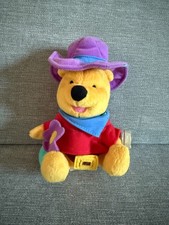 Disney Winnie The Pooh Star Bean Ride'em Cowboy 8" Beanie Plush with Tag