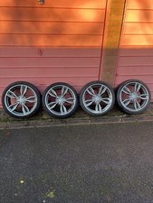 GENUINE AUDI TTS/ S3 / S4 19" COKE BOTTLE DIAMOND CUT WHEELS PIRELLI 245/35R19