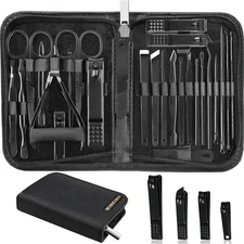 Manicure Set Professional Nail Clipper Kit-26 Pieces Stainless Steel Manicure Ki