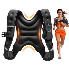 Weighted Vest for Men: Available in 6lb/8lb/10lb/11lb/12lb/14lb/16lb/20lb Fix...