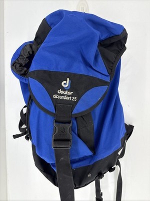 Vintage Deuter Air Comfort 25, Blue Hiking Pack