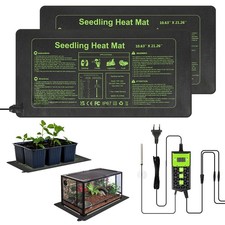 Heizmatte Terrarium 27W/55W Pflanzen Steuern Regler mit Thermostat Heizkissen