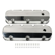 2pc Natural Aluminum Tall Valve Cover Kit For Big Block Chevy Bbc 396 427 454 50 2pc Natural Aluminum Tall Valve Cover Kit For Big Block Chevy Bbc 396 427 454 50