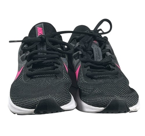 NIKE Downshifter Women’s 8 Medium Black Pink Athletic Running Shoes Sneakers NEW - Picture 3 of 10