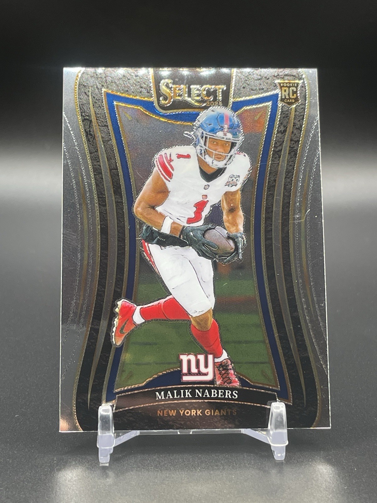 2024 Panini Select Malik Nabers Suite Level Rookie RC Base #381 NY Giants