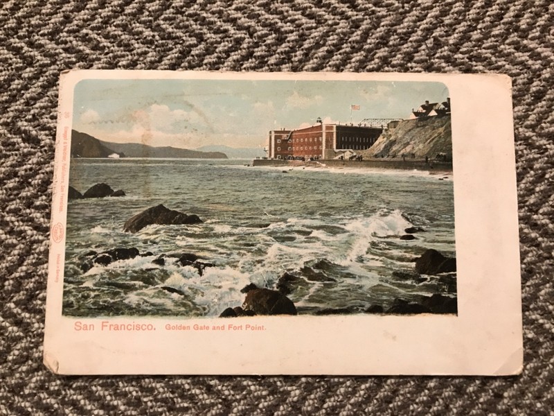 Antique Postcard - Golden Gate & Four Point - San Francisco, CA - free postage