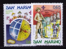 2007 San Marino Europa CEPT Scouts MNH