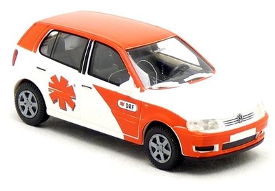Wiking 0710534 - VW Volkswagen Polo 6n2 DRF Luftrettung PKW Modell 1:87 H0
