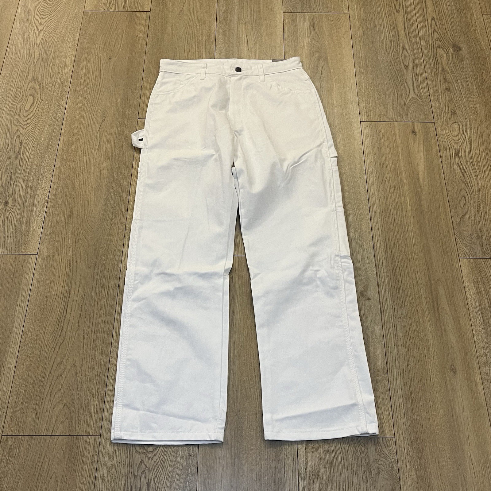 Men's Dickies Relaxed Fit White Utility Pants 30x30 NWT