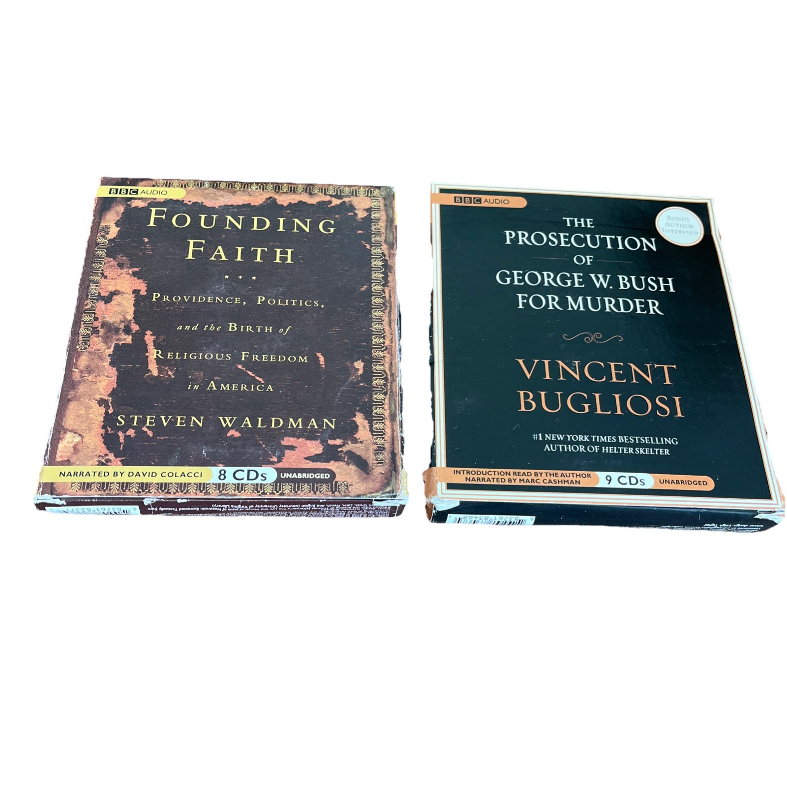 CD Audiobooks Founding Faith & Prosecution Of George W Bush For Murder