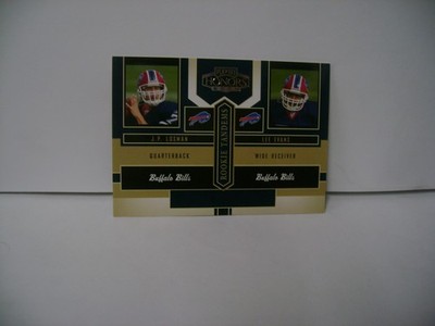 J.P LOSMAN  LEE EVANS 2004 PLAYOFF HONORS ROOKIE TANDEMS #RT13